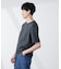 パネルボーダーTシャツ 半袖