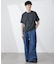 パネルボーダーTシャツ 半袖