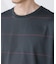パネルボーダーTシャツ 半袖