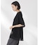 メッシュ×シフォンコンビチュニックトップス