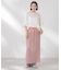 メッシュ×シフォンコンビチュニックトップス