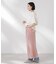 メッシュ×シフォンコンビチュニックトップス