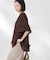 メッシュ×シフォンコンビチュニックトップス