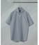 「N shirt」 速乾 ホリゾンタルカラーシャツ半袖