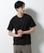 ジャージーサッカーヘンリーネックTシャツ 半袖