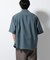 メランジドライオープンカラーシャツ（セットアップ可）