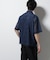 NORMANBROS別注 メッシュプリントシャツ 半袖