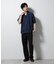 NORMANBROS別注 メッシュプリントシャツ 半袖