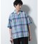 Fabric by INDIA オールドライクマドラスチェックシャツ 半袖