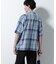 Fabric by INDIA オールドライクマドラスチェックシャツ 半袖