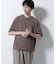 フェイクレイヤードキーネックTシャツ 半袖