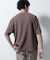フェイクレイヤードキーネックTシャツ 半袖