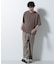 フェイクレイヤードキーネックTシャツ 半袖