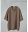 フェイクレイヤードキーネックTシャツ 半袖