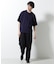 フェイクレイヤードキーネックTシャツ 半袖