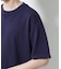 フェイクレイヤードキーネックTシャツ 半袖