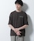 楊柳プリントTシャツ 半袖