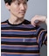 ナノベアボーダーTシャツ 半袖