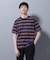 ナノベアボーダーTシャツ 半袖