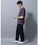 ナノベアボーダーTシャツ 半袖