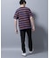 ナノベアボーダーTシャツ 半袖