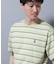 ナノベアボーダーTシャツ 半袖