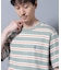 ナノベアボーダーTシャツ 半袖