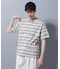 ナノベアボーダーTシャツ 半袖