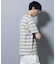 ナノベアボーダーTシャツ 半袖