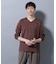 アンチスメルVネックTシャツ 長袖