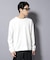 「FORMAL JERSEY」 クルーネックカットソー長袖