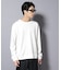 「FORMAL JERSEY」 クルーネックカットソー長袖