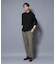 「FORMAL JERSEY」モックネックカットソー長袖