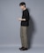 「FORMAL JERSEY」モックネックカットソー長袖
