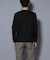 「FORMAL JERSEY」モックネックカットソー長袖