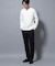 「FORMAL JERSEY」モックネックカットソー長袖
