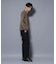 「FORMAL JERSEY」モックネックカットソー長袖