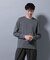 アンチスメルクルーネックTシャツ 長袖