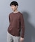 アンチスメルクルーネックTシャツ 長袖