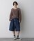 「STEVELOUR」シャイニーレースニットトップス