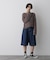 「STEVELOUR」シャイニーレースニットトップス