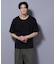 NORMANBROS／NORMANBROS別注 テレコUネックTシャツ 半袖