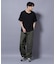 NORMANBROS／NORMANBROS別注 テレコUネックTシャツ 半袖