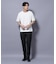 NORMANBROS／NORMANBROS別注 テレコUネックTシャツ 半袖