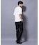 NORMANBROS／NORMANBROS別注 テレコUネックTシャツ 半袖