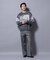 アート柄クルーネックニット1 シックカラー
