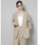 カラーレスワイドショルダージャケット(セットアップ可)