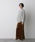 「STEVELOUR」ベロアブルームロングスカート(セットアップ可)