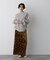 「STEVELOUR」ベロアブルームロングスカート(セットアップ可)