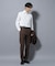「N shirt」Anti Soaked(R)汗染み防止セミワイドカラーシャツ長袖
